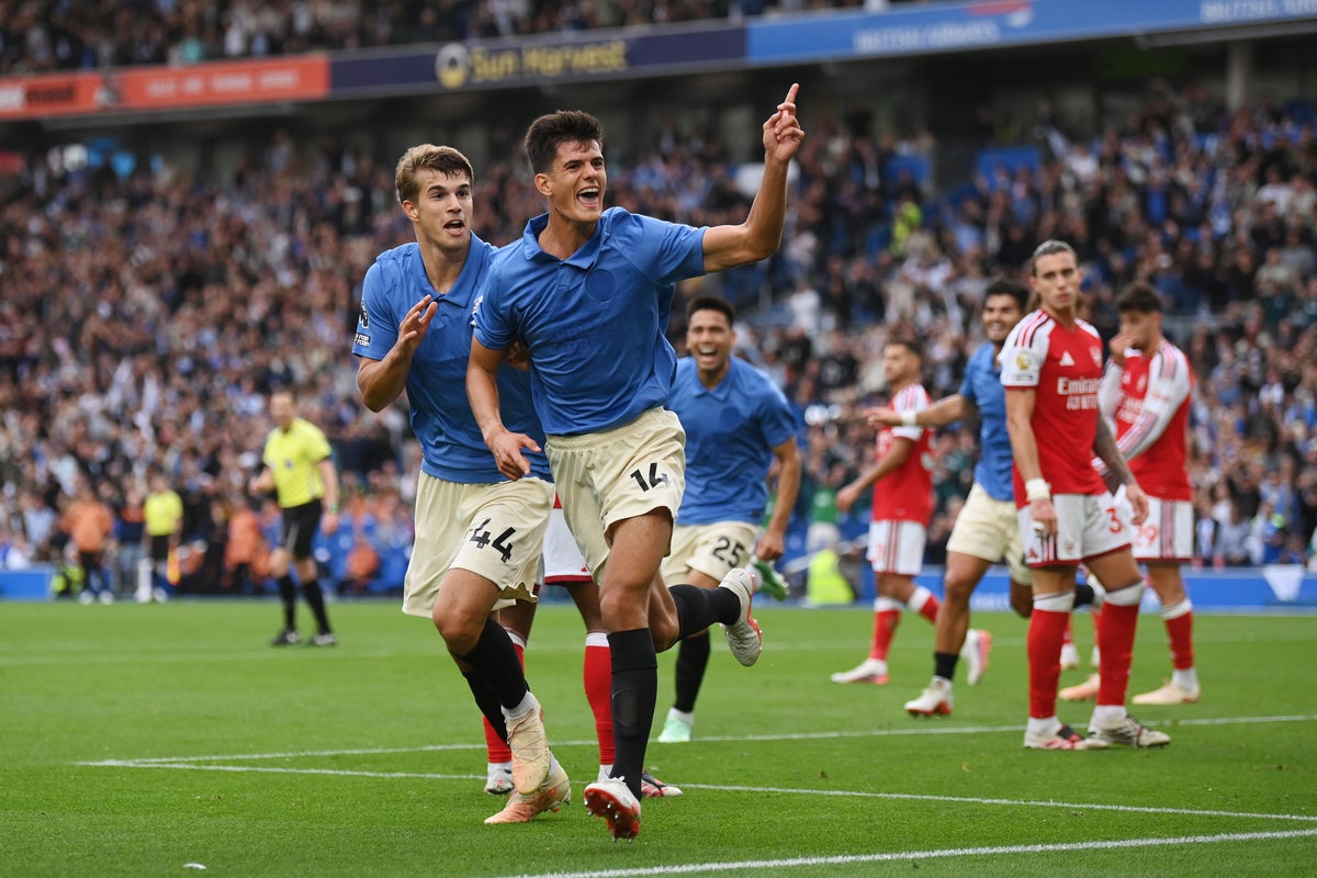 Brighton stun Arsenal 3-0 in a Premier League masterclass
