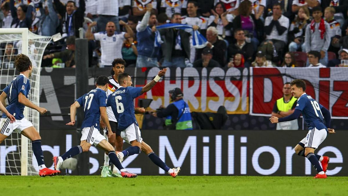 Greece Stuns Germany 1-0 to Top Nations League Group