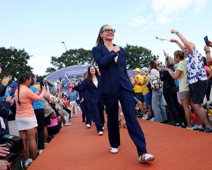 Hull and Korda set the tone as Europe and the United States clash in the Solheim Cup opener