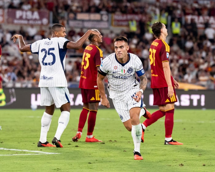 Martínez sparks Inter Milan’s late rally to salvage 2‑2 draw with Roma