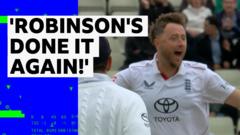 Ollie Robinson’s Maiden Over Dismantles Pakistan’s Second Innings Start