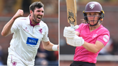 Somerset’s Craig Overton and Sophie Luff Capture Top PCA Honors